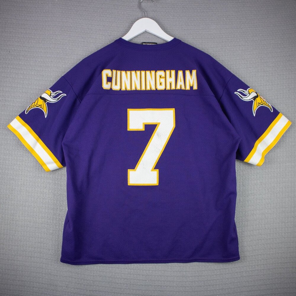 Cunningham Minnesota Vikings Jersey Large 90s Logo Athletic